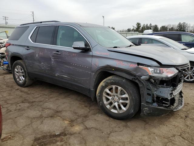 1GNERGKW1MJ186483 - 2021 CHEVROLET TRAVERSE LT GRAY photo 4