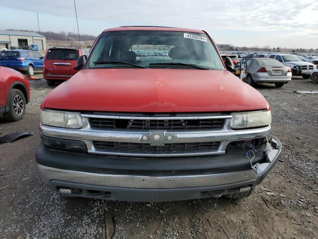 1GNEK13T01J137079 - 2001 CHEVROLET TAHOE K1500 RED photo 5