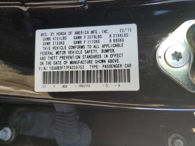 19UUB3F77FA005752 - 2015 ACURA TLX ADVANCE BROWN photo 12