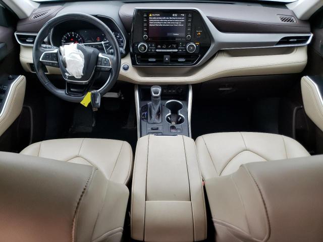 5TDGZRBH1LS034526 - 2020 TOYOTA HIGHLANDER XLE WHITE photo 8