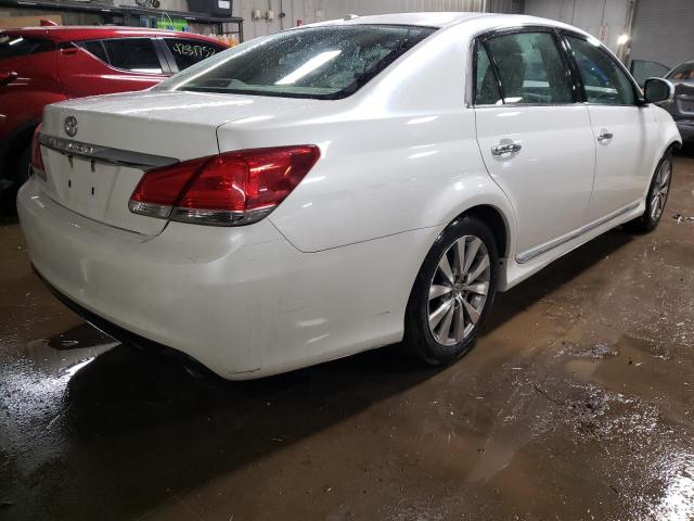 4T1BK3DB3BU390292 - 2011 TOYOTA AVALON BASE 白色 照片 3