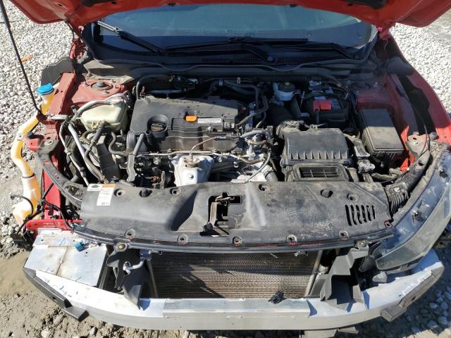 2HGFC2F68KH537076 - 2019 HONDA CIVIC LX RED photo 11