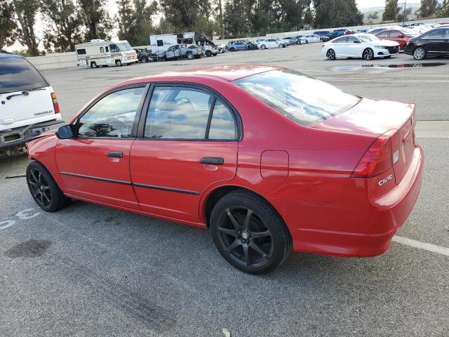 1HGES16325L021026 - 2005 HONDA CIVIC DX VP Qırmızı foto 2