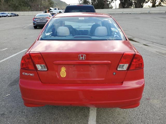 1HGES16325L021026 - 2005 HONDA CIVIC DX VP Qırmızı foto 6