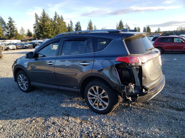 JTMDJREV7HD146990 - 2017 TOYOTA RAV4 HV LIMITED GRAY photo 2