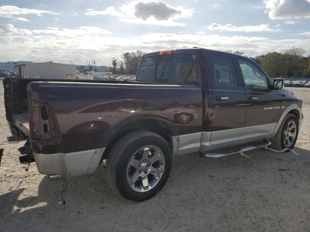 1C6RD6JT0CS182113 - 2012 DODGE RAM 1500 LARAMIE MAROON photo 3