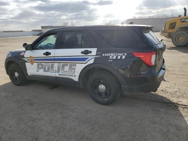 1FM5K8AB0NGA42225 - 2022 FORD EXPLORER POLICE INTERCEPTOR TWO TONE photo 2