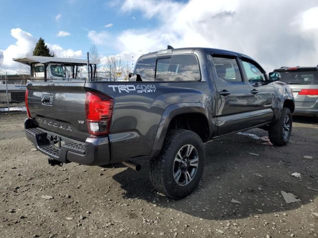 3TMCZ5ANXKM209305 - 2019 TOYOTA TACOMA DOUBLE CAB 灰色 照片 3