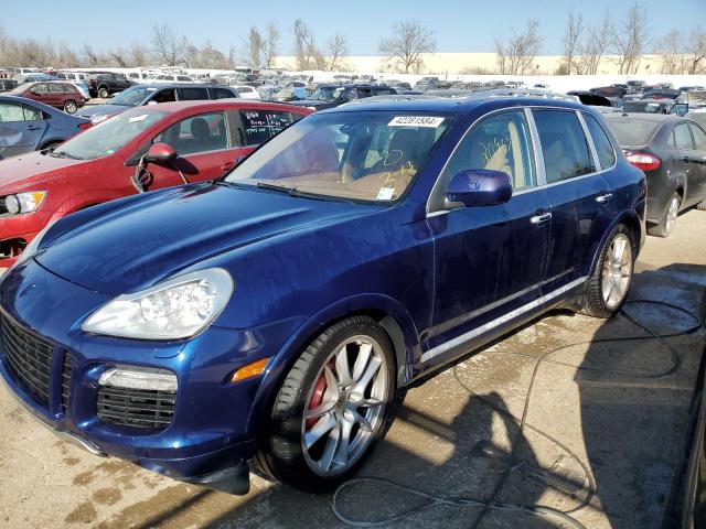 WP1AC29P88LA94564 - 2008 PORSCHE CAYENNE TURBO BLUE photo 1