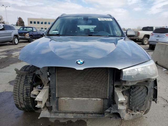 5UXWX9C59F0D44213 - 2015 BMW X3 XDRIVE28I GRAY photo 5