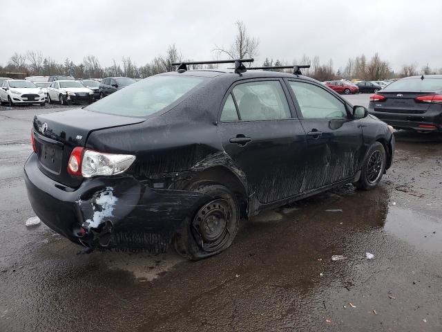 1NXBU40E89Z153890 - 2009 TOYOTA COROLLA BASE BLACK photo 3