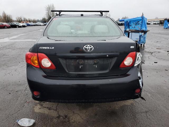 1NXBU40E89Z153890 - 2009 TOYOTA COROLLA BASE BLACK photo 6