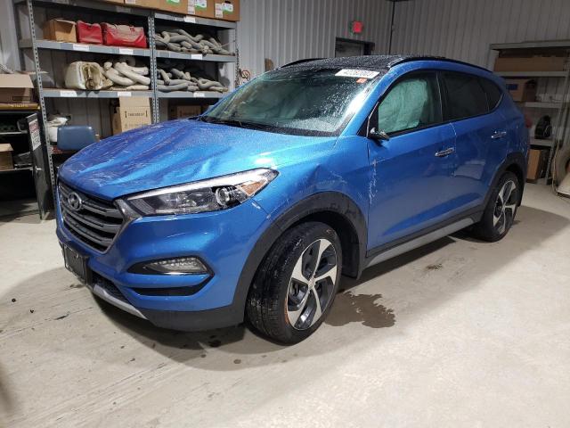 KM8J3CA22JU611912 - 2018 HYUNDAI TUCSON VALUE BLUE photo 1