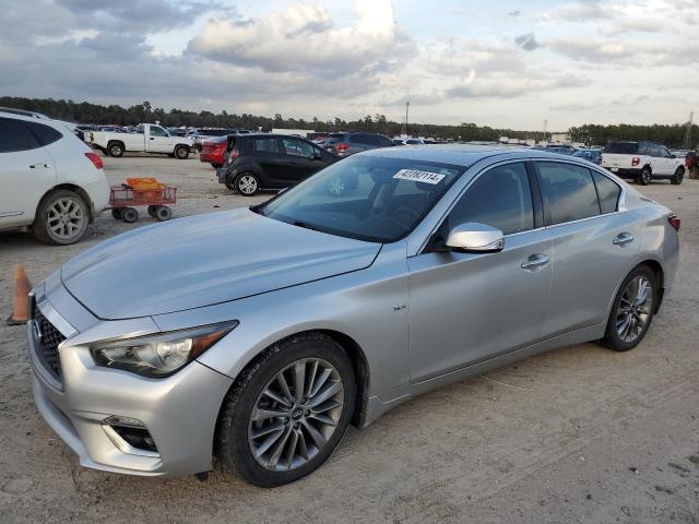 JN1EV7AP2KM512269 - 2019 INFINITI Q50 LUXE SILVER photo 1