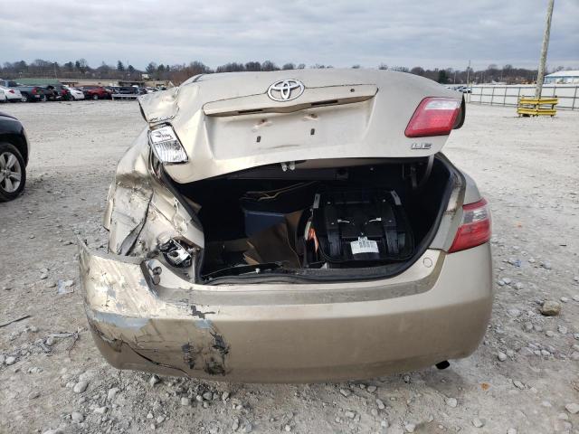 4T1BE46K78U235196 - 2008 TOYOTA CAMRY CE TAN photo 6