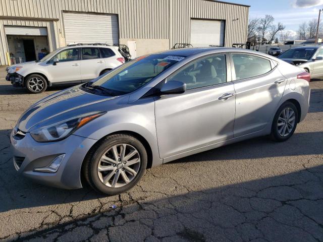 5NPDH4AE0GH652884 - 2016 HYUNDAI ELANTRA SE SILVER photo 1