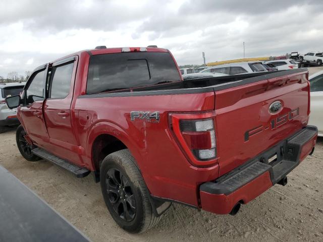 1FTFW1E81PFA57912 - 2023 FORD F150 SUPERCREW RED photo 2