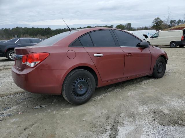 1G1PA5SH0D7191422 - 2013 CHEVROLET CRUZE LS MAROON photo 3