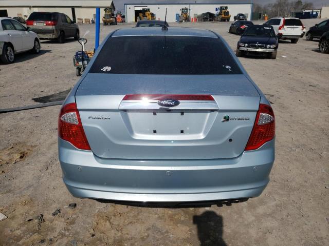 3FADP0L3XAR254826 - 2010 FORD FUSION HYBRID BLUE photo 6