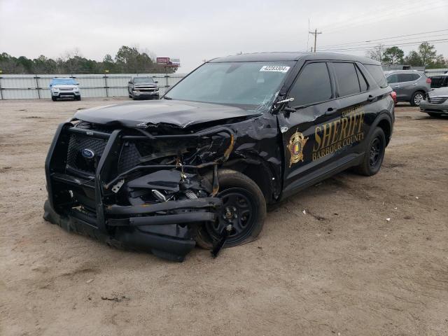 1FM5K8AB2MGC35975 - 2021 FORD EXPLORER POLICE INTERCEPTOR 黑色 照片 1