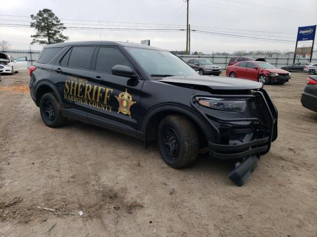 1FM5K8AB2MGC35975 - 2021 FORD EXPLORER POLICE INTERCEPTOR 黑色 照片 4
