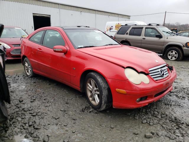 WDBRN40J53A506414 - 2003 MERCEDES-BENZ C 230K SPORT COUPE RED photo 4