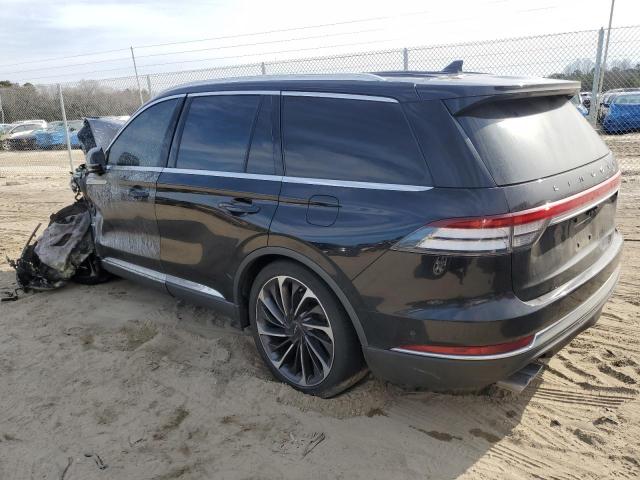 5LM5J7XC4LGL13956 - 2020 LINCOLN AVIATOR RESERVE BLACK photo 2