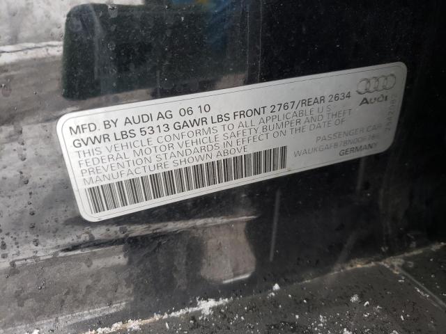 WAUKGAFB7BN006786 - 2011 AUDI A6 PRESTIGE შავი ფოტო 12
