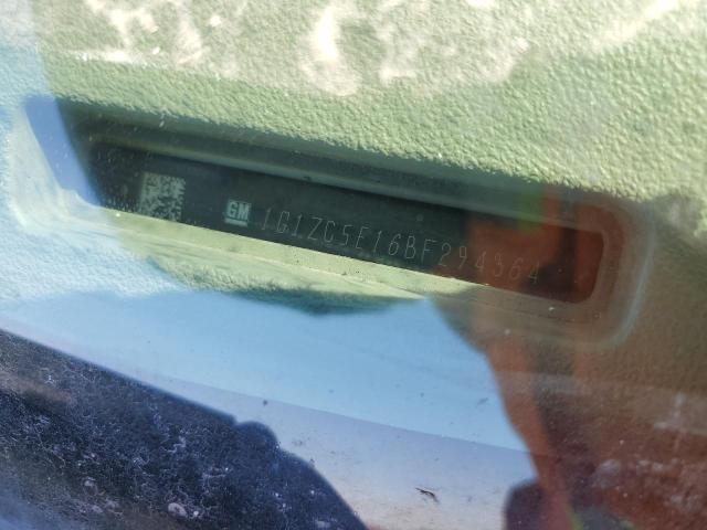 1G1ZC5E16BF294364 - 2011 CHEVROLET MALIBU 1LT WHITE photo 13