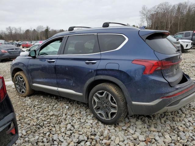 5NMS4DALXNH411667 - 2022 HYUNDAI SANTA FE LIMITED BLUE photo 2