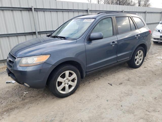 5NMSH73E97H117586 - 2007 HYUNDAI SANTA FE SE BLUE photo 1