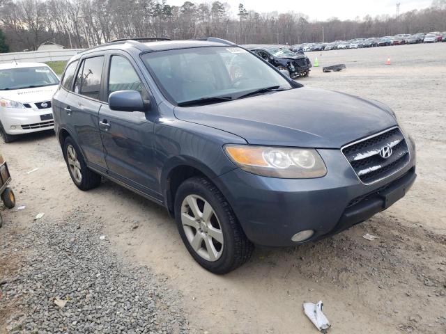 5NMSH73E97H117586 - 2007 HYUNDAI SANTA FE SE BLUE photo 4