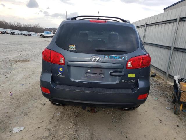 5NMSH73E97H117586 - 2007 HYUNDAI SANTA FE SE BLUE photo 6