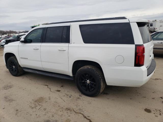 1GNSKHKC8JR323791 - 2018 CHEVROLET SUBURBAN K1500 LT WHITE photo 2