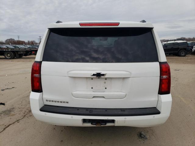 1GNSKHKC8JR323791 - 2018 CHEVROLET SUBURBAN K1500 LT WHITE photo 6