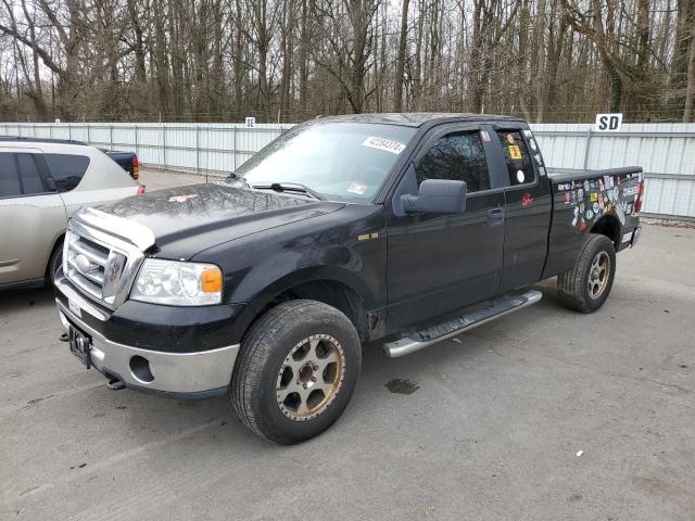 1FTPX14587NA52169 - 2007 FORD F150 BLACK photo 1