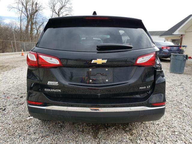 2GNAXSEV0J6292538 - 2018 CHEVROLET EQUINOX LT BLACK photo 6