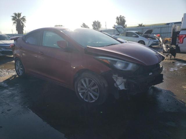 5NPDH4AE0GH661391 - 2016 HYUNDAI ELANTRA SE RED photo 4