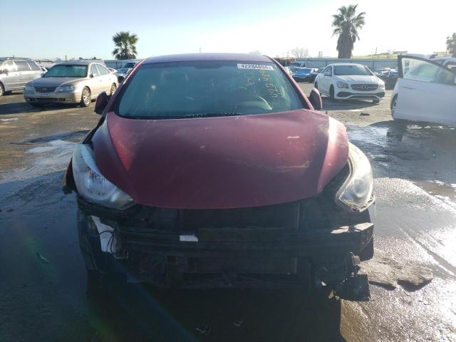 5NPDH4AE0GH661391 - 2016 HYUNDAI ELANTRA SE RED photo 5