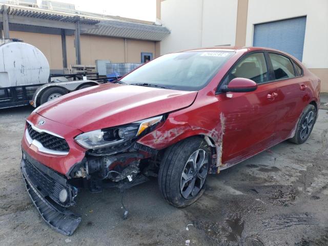 3KPF24ADXLE150741 - 2020 KIA FORTE FE RED photo 1