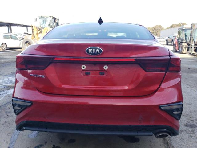 3KPF24ADXLE150741 - 2020 KIA FORTE FE RED photo 6