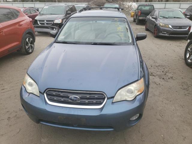 4S4BP61C367316374 - 2006 SUBARU LEGACY OUTBACK 2.5I BLUE photo 5