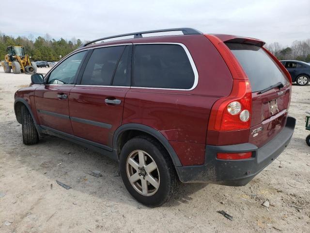 YV4CZ592761280827 - 2006 VOLVO XC90 RED photo 2