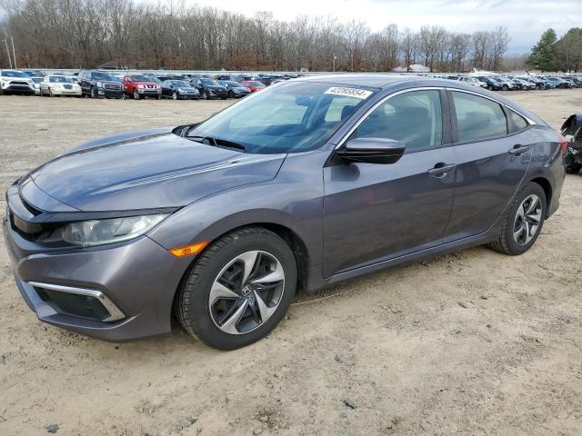 19XFC2F69KE000422 - 2019 HONDA CIVIC LX GRAY photo 1