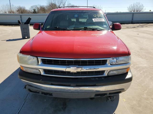 3GNEC16T31G119055 - 2001 CHEVROLET SUBURBAN C1500 RED photo 5