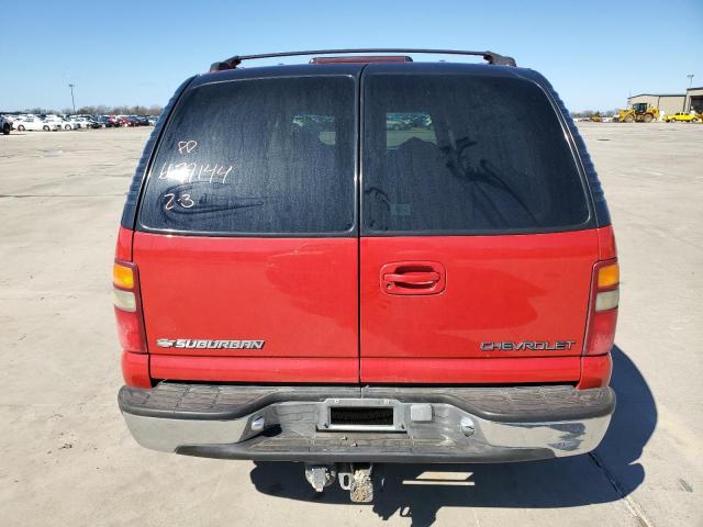 3GNEC16T31G119055 - 2001 CHEVROLET SUBURBAN C1500 RED photo 6