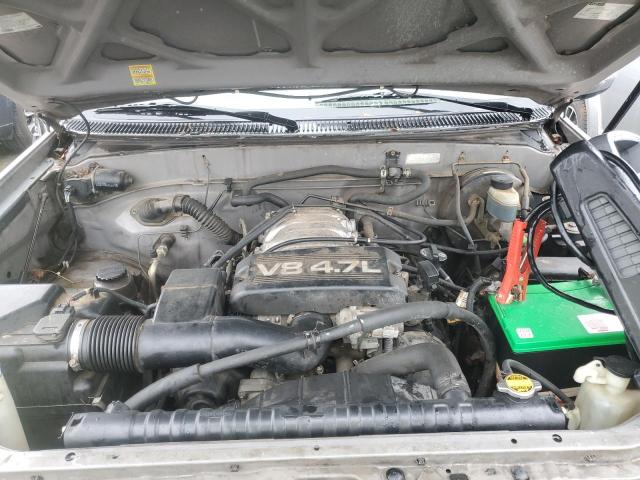 5TBRT3412YS075514 - 2000 TOYOTA TUNDRA ACCESS CAB ნაცრისფერი ფოტო 11