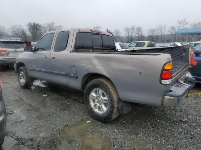 5TBRT3412YS075514 - 2000 TOYOTA TUNDRA ACCESS CAB ნაცრისფერი ფოტო 2