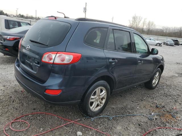 5XYZG3AB3CG124735 - 2012 HYUNDAI SANTA FE GLS BLUE photo 3