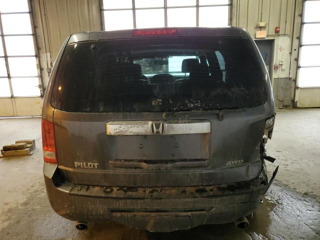 5FNYF4H59FB006298 - 2015 HONDA PILOT EXL GRAY photo 6